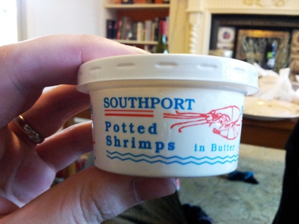 Southport potted shrimp in butter