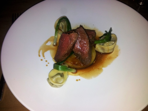 Beef dish at The Wig and Pen restaurant in Sheffield